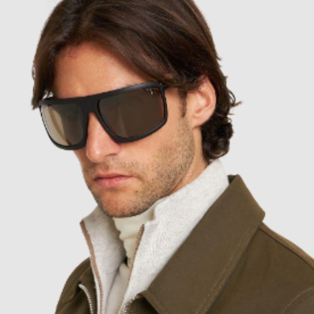 NEW TOM FORD FT1066 UNISEX SHIELD SUNGLASSES TOM FORD CLINT-02 FT1066/S